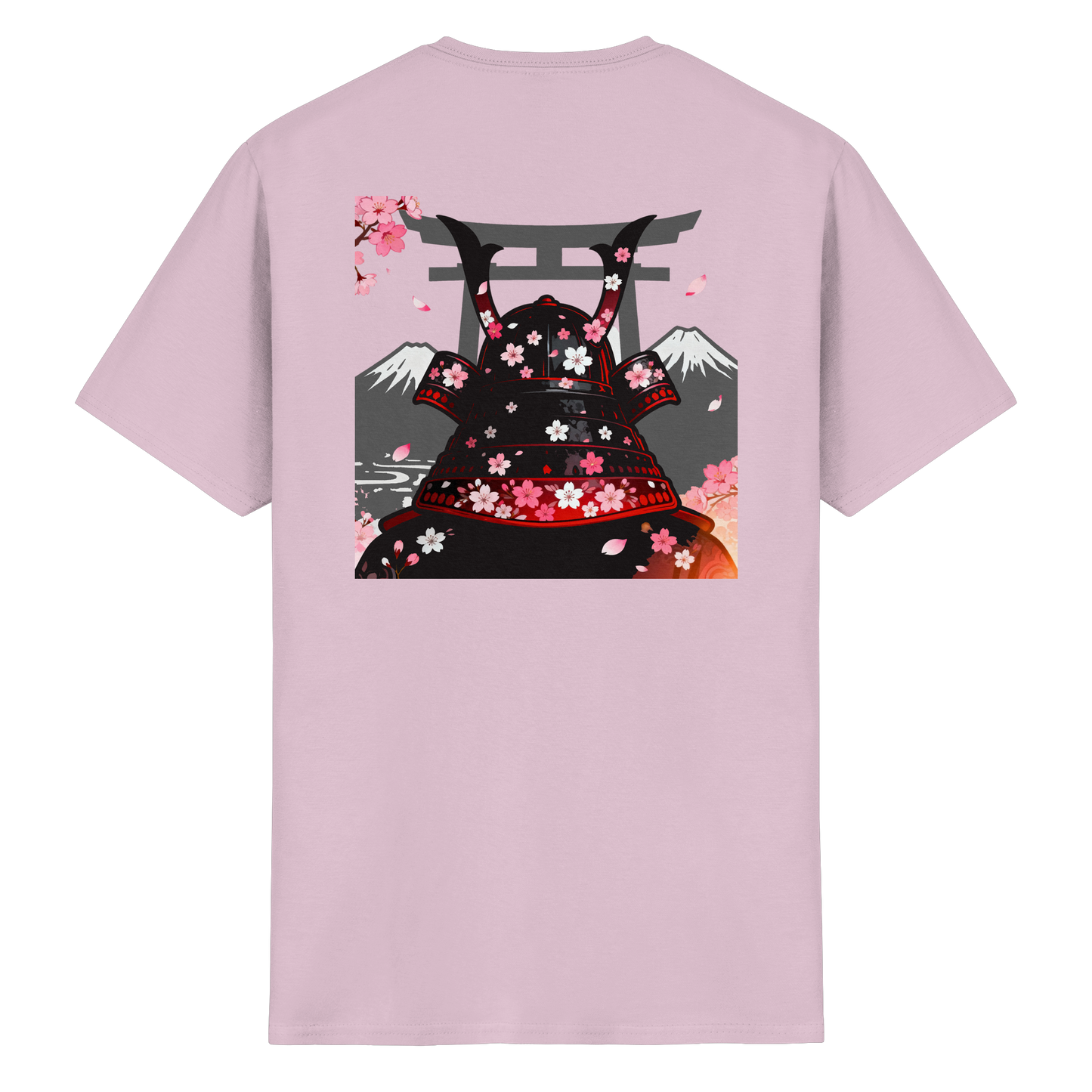 Light Pinkes Sakura Samurai Japan T-Shirt
