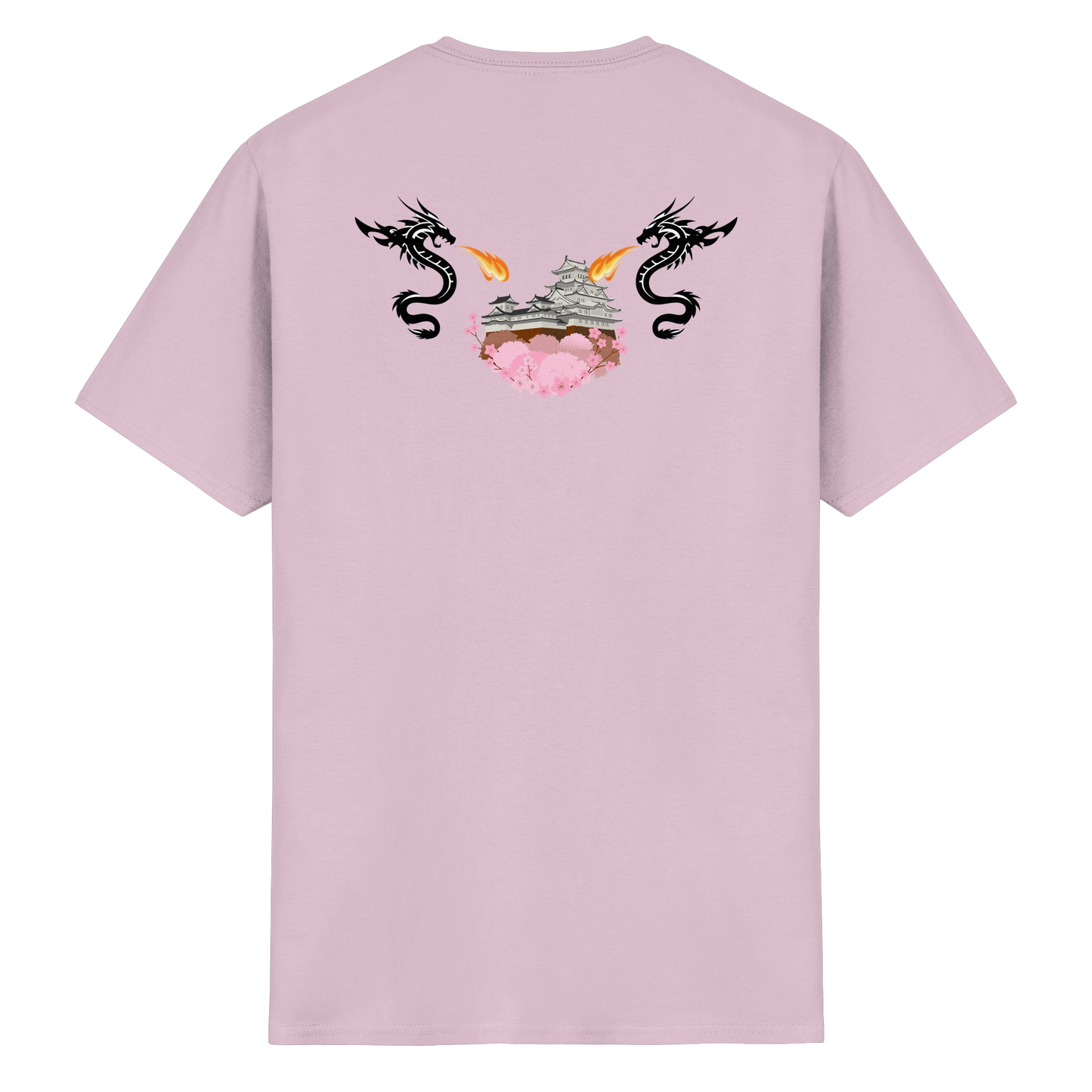 Light Pinkes Drachenatem T-Shirt