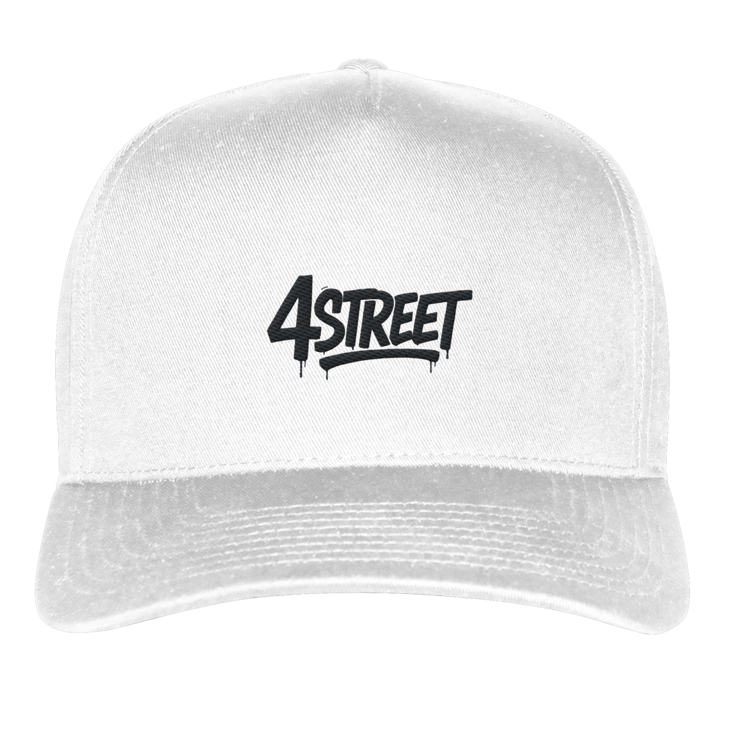 Basic Curved Snapback Weiß - Classic Curved Snapback