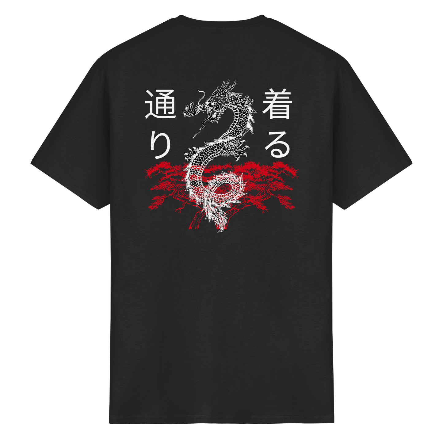 Schwarzes Drachen T-Shirt