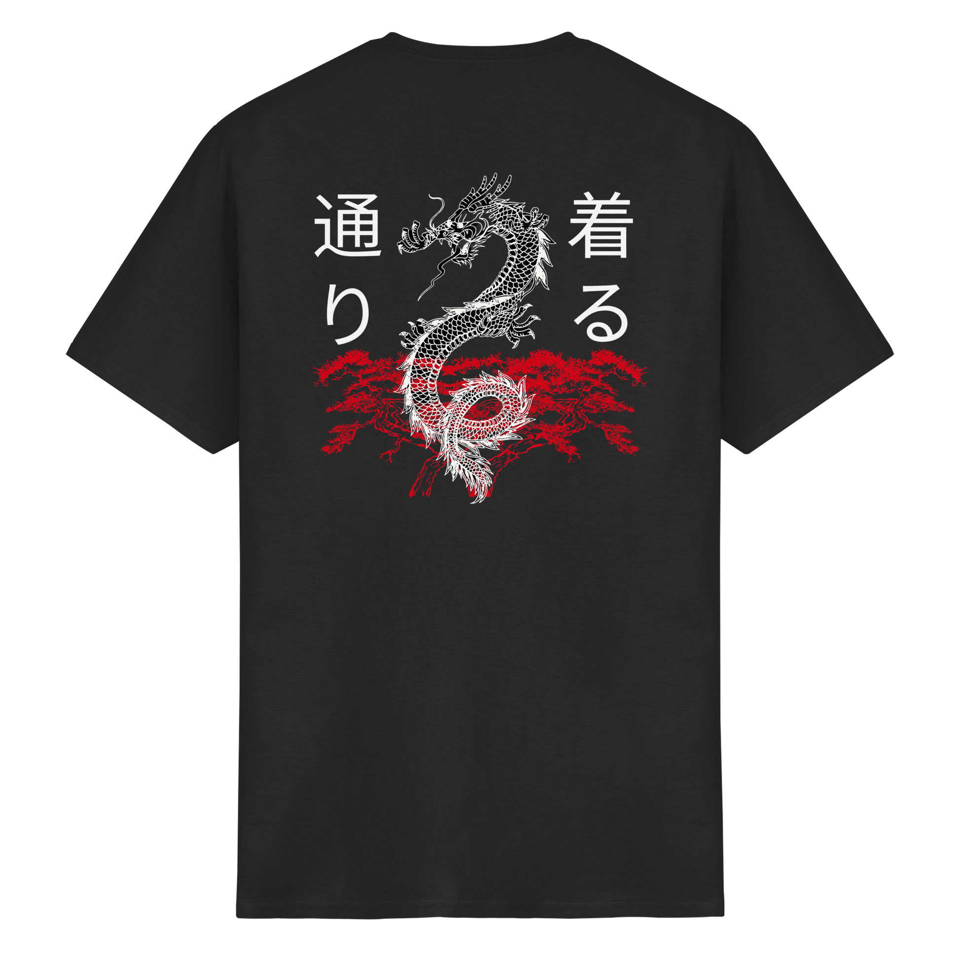 Schwarzes Drachen T-Shirt