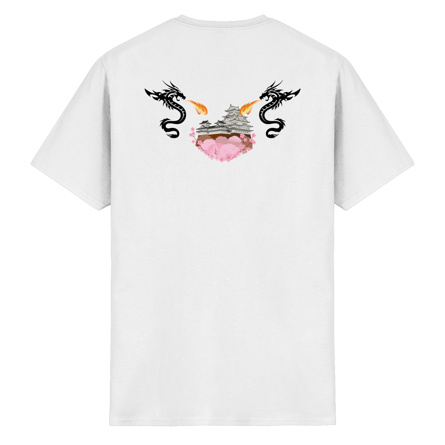 Weißes Drachenatem T-Shirt 