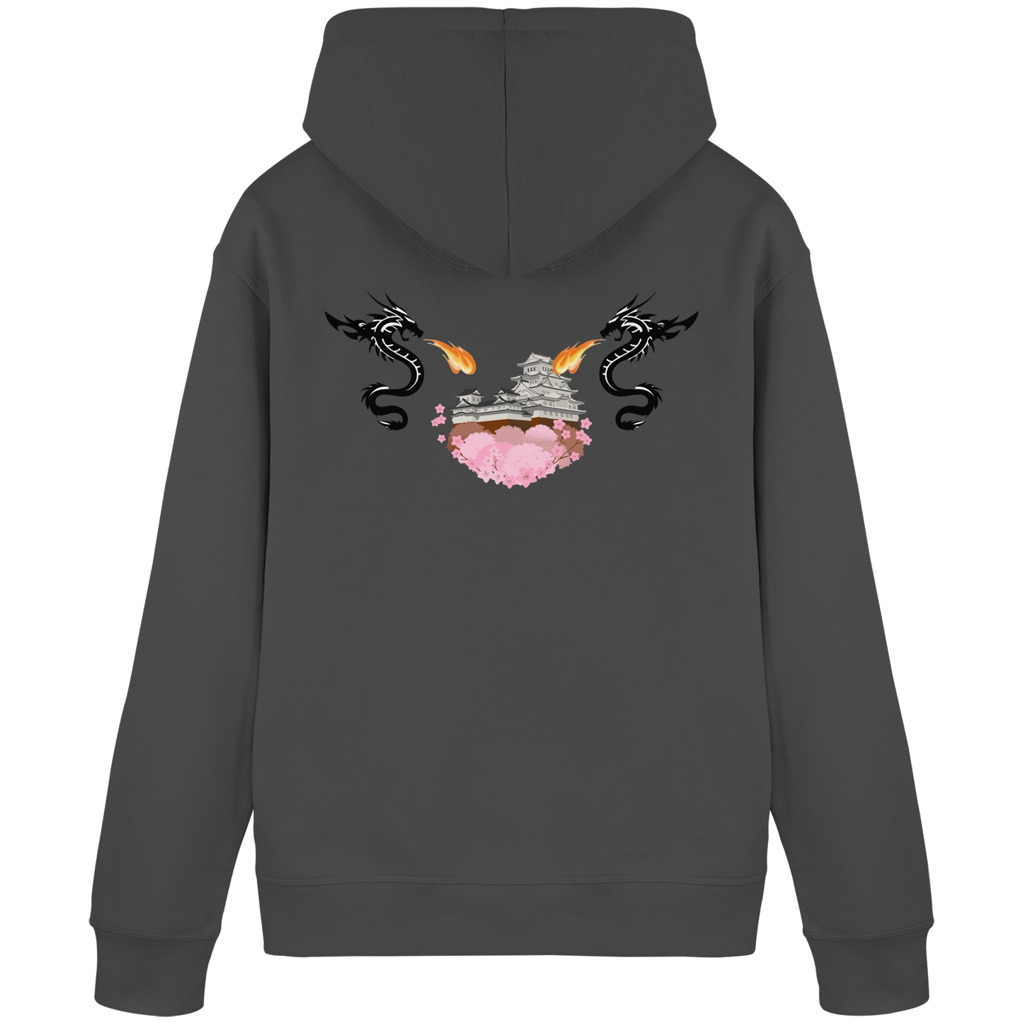 Anthraciter Drachenatem Hoodie