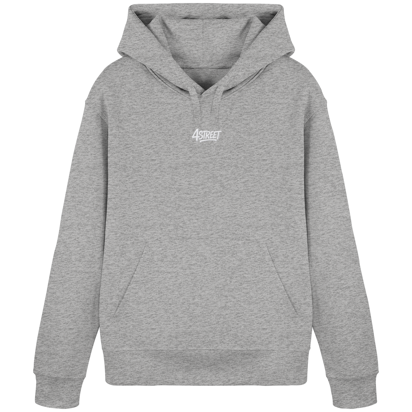 Heather Grauer Hoodie mit 4Street Logo