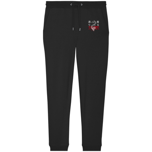 Schwarze Drachen Jogging-Hose