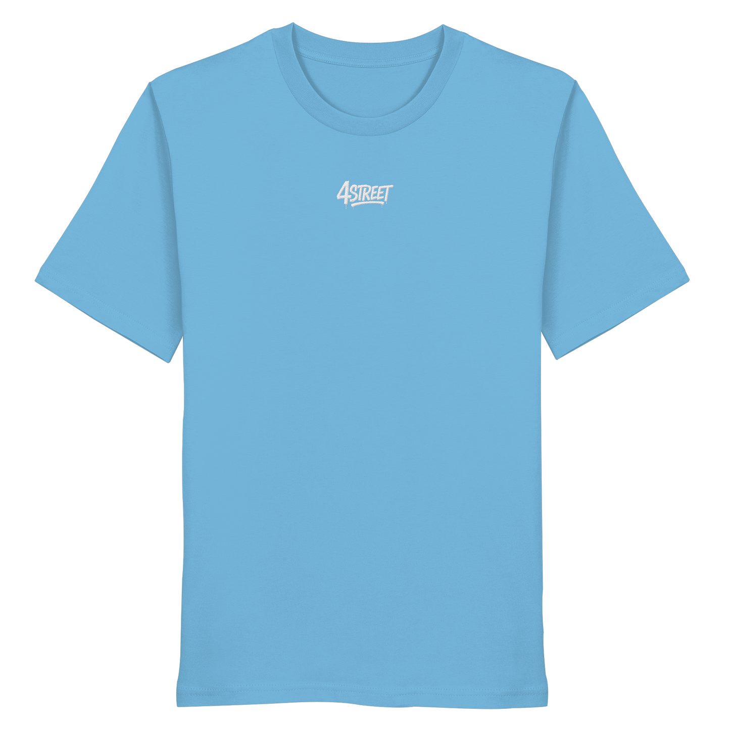 Aqua Blaues T-Shirt mit 4Street Logo