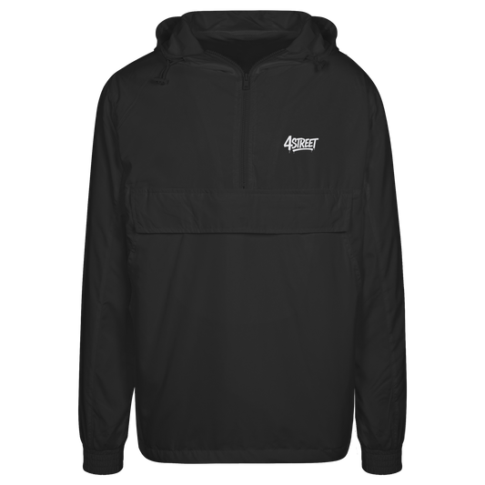 Schwarzer Windbreaker mit 4Street Logo